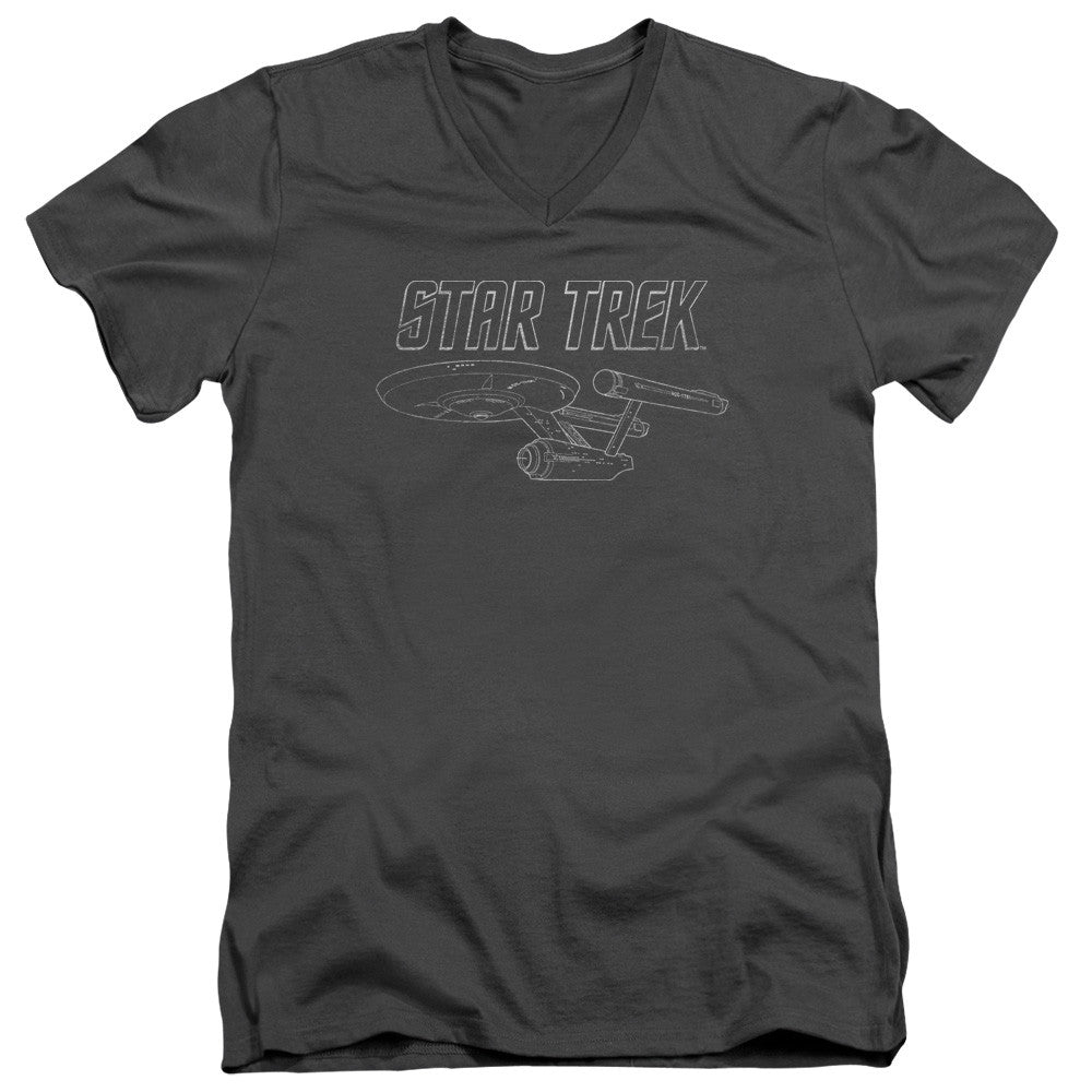 Adult Slim Fit V Neck