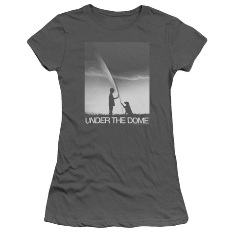 Juniors Sheer Cap Sleeve