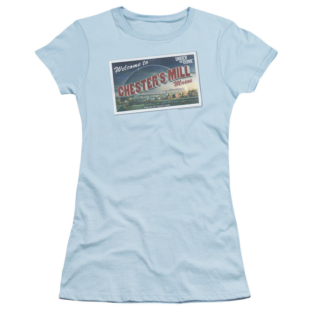 Juniors Sheer Cap Sleeve