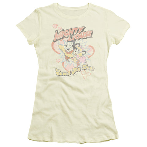 Juniors Sheer Cap Sleeve