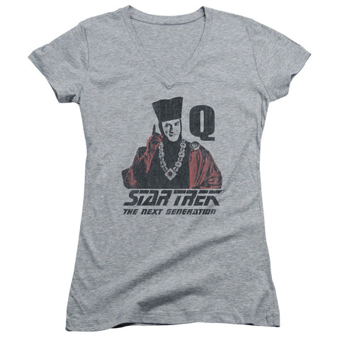 Juniors Sheer Cap Sleeve V-Neck