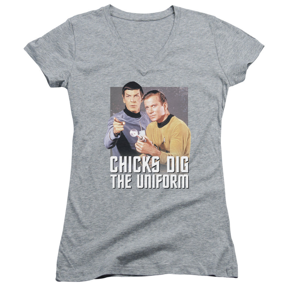 Juniors Sheer Cap Sleeve V-Neck