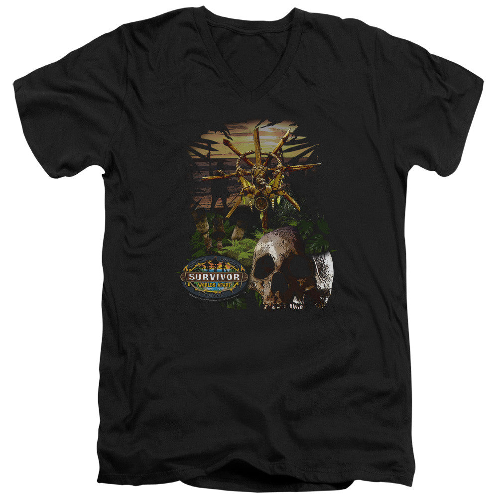 Adult Slim Fit V Neck