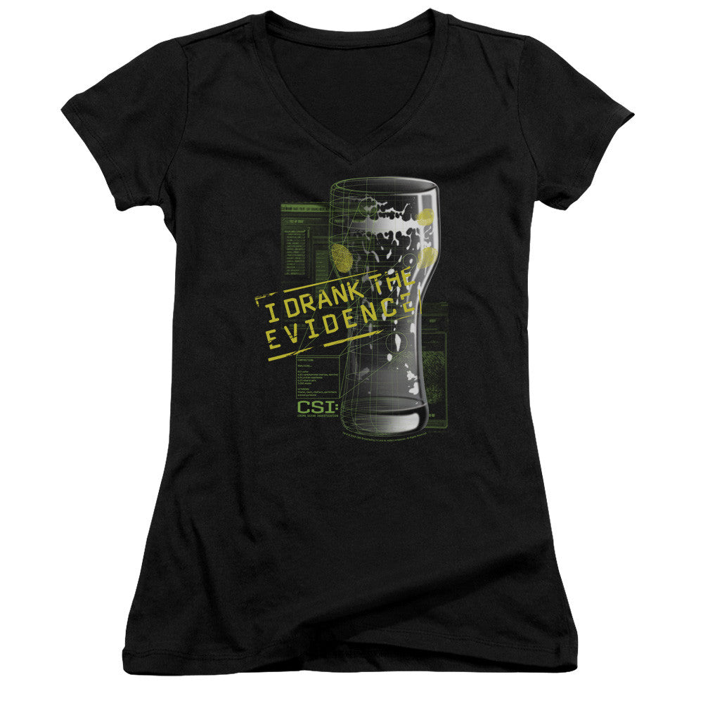 Juniors Sheer Cap Sleeve V-Neck