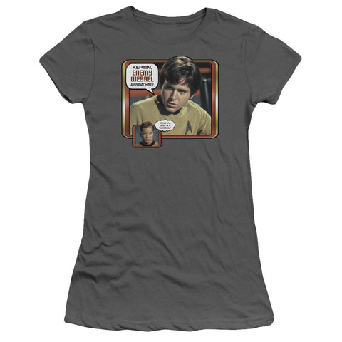 Juniors Sheer Cap Sleeve