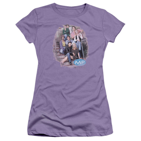 Juniors Sheer Cap Sleeve