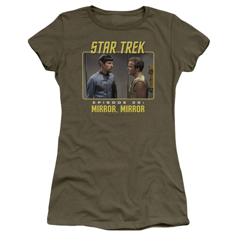 Juniors Sheer Cap Sleeve