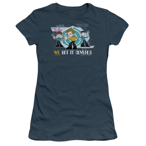 Juniors Sheer Cap Sleeve