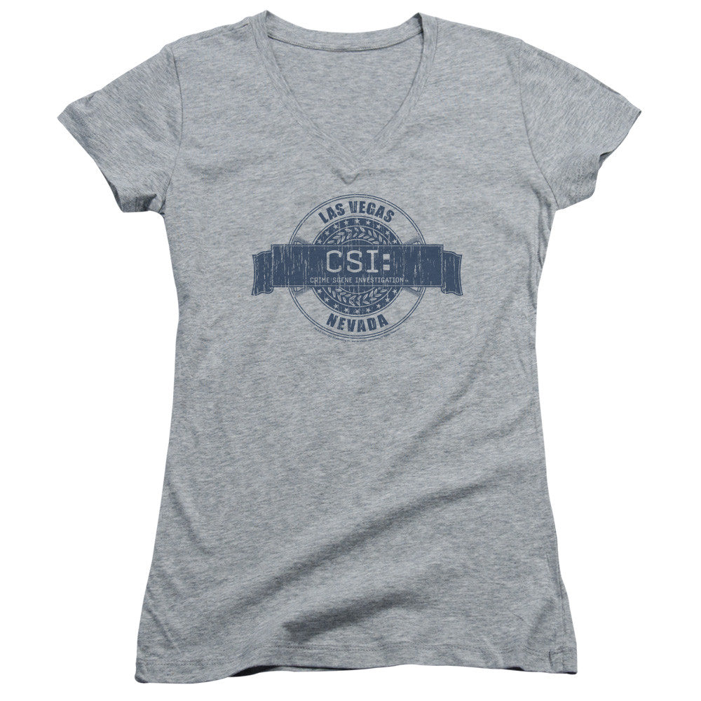 Juniors Sheer Cap Sleeve V-Neck