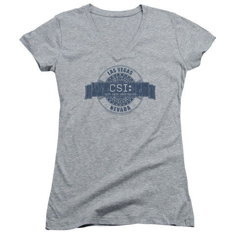 Juniors Sheer Cap Sleeve V-Neck