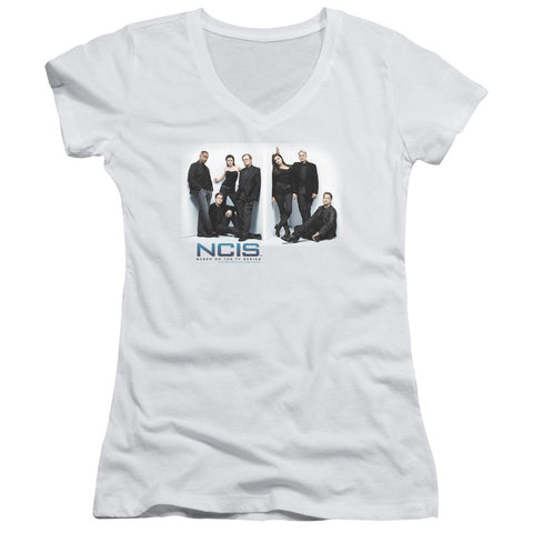 Juniors Sheer Cap Sleeve V-Neck