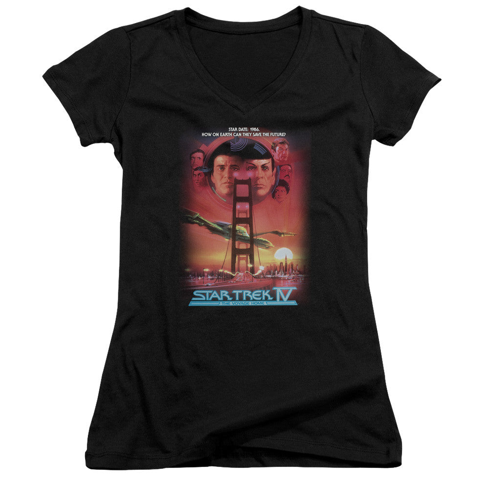 Juniors Sheer Cap Sleeve V-Neck