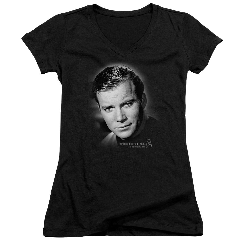 Juniors Sheer Cap Sleeve V-Neck