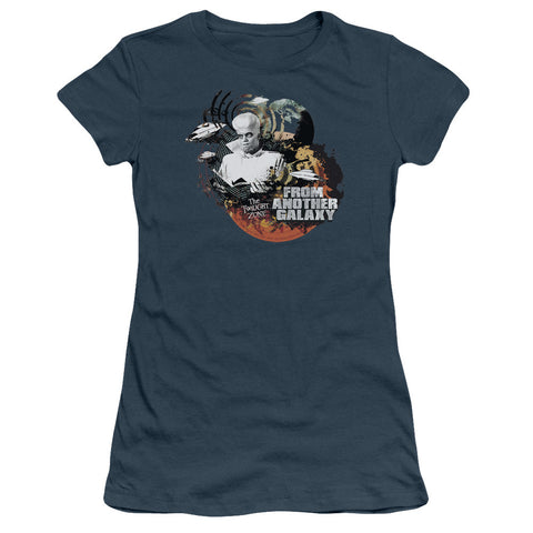 Juniors Sheer Cap Sleeve