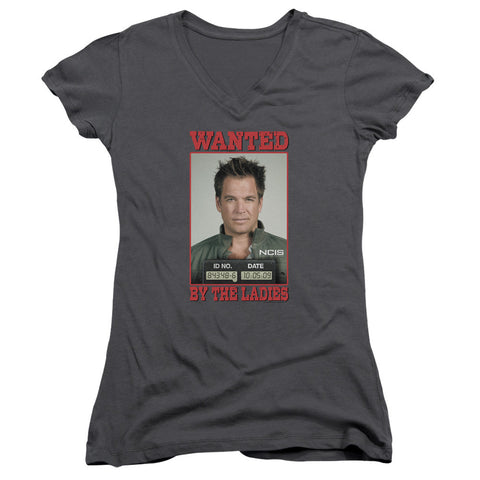 Juniors Sheer Cap Sleeve V-Neck