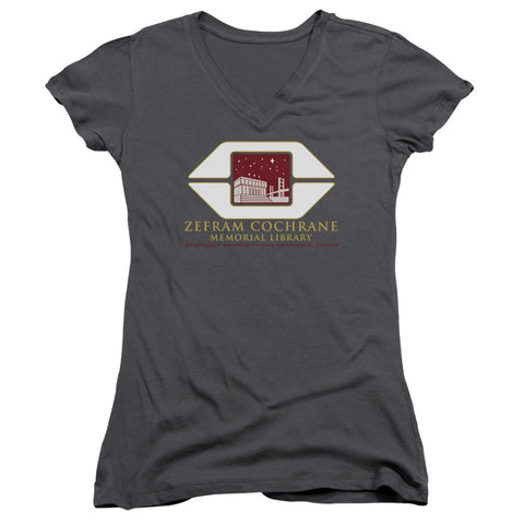 Juniors Sheer Cap Sleeve V-Neck