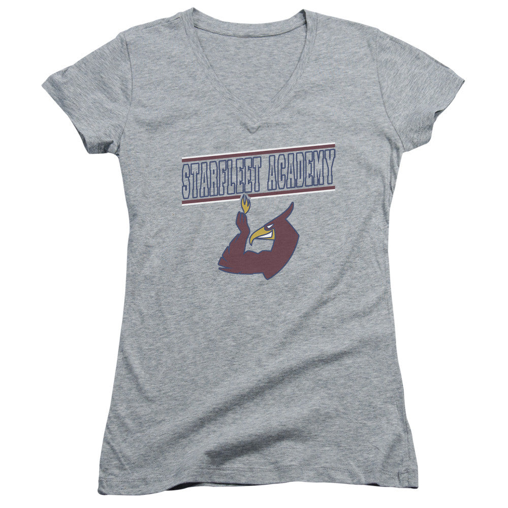 Juniors Sheer Cap Sleeve V-Neck