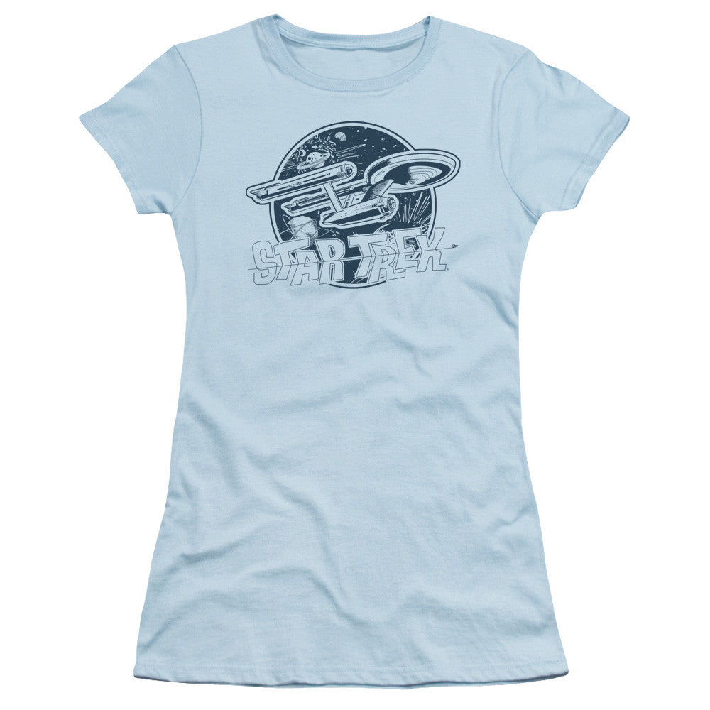 Juniors Sheer Cap Sleeve