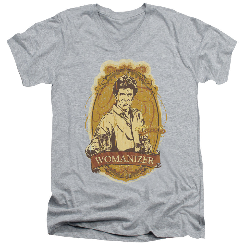 Adult Slim Fit V Neck