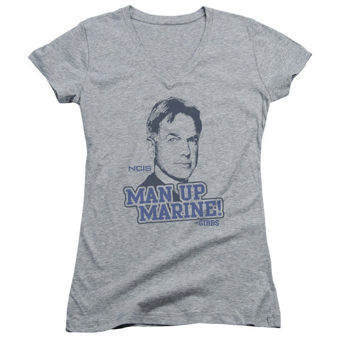 Juniors Sheer Cap Sleeve V-Neck