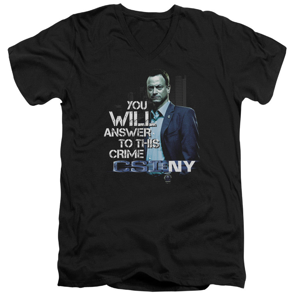 Adult Slim Fit V Neck