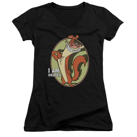 Juniors Sheer Cap Sleeve V-Neck