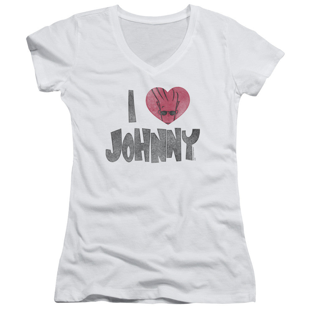 Juniors Sheer Cap Sleeve V-Neck