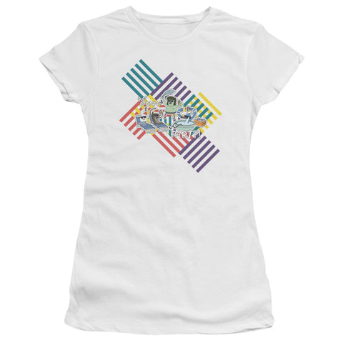 Juniors Sheer Cap Sleeve