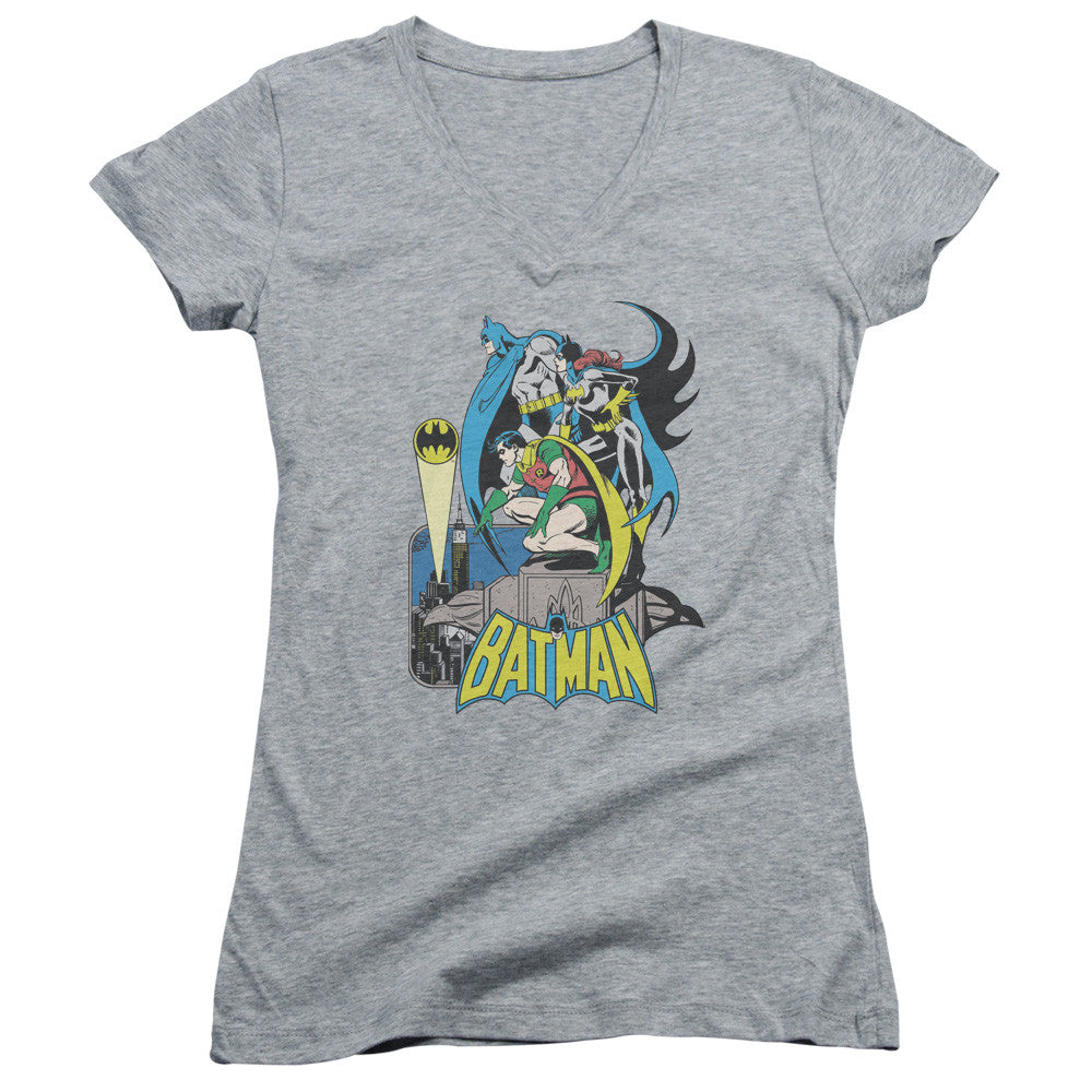 Juniors Sheer Cap Sleeve V-Neck