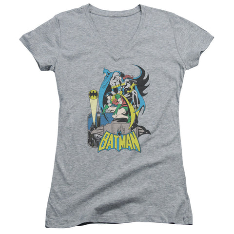 Juniors Sheer Cap Sleeve V-Neck