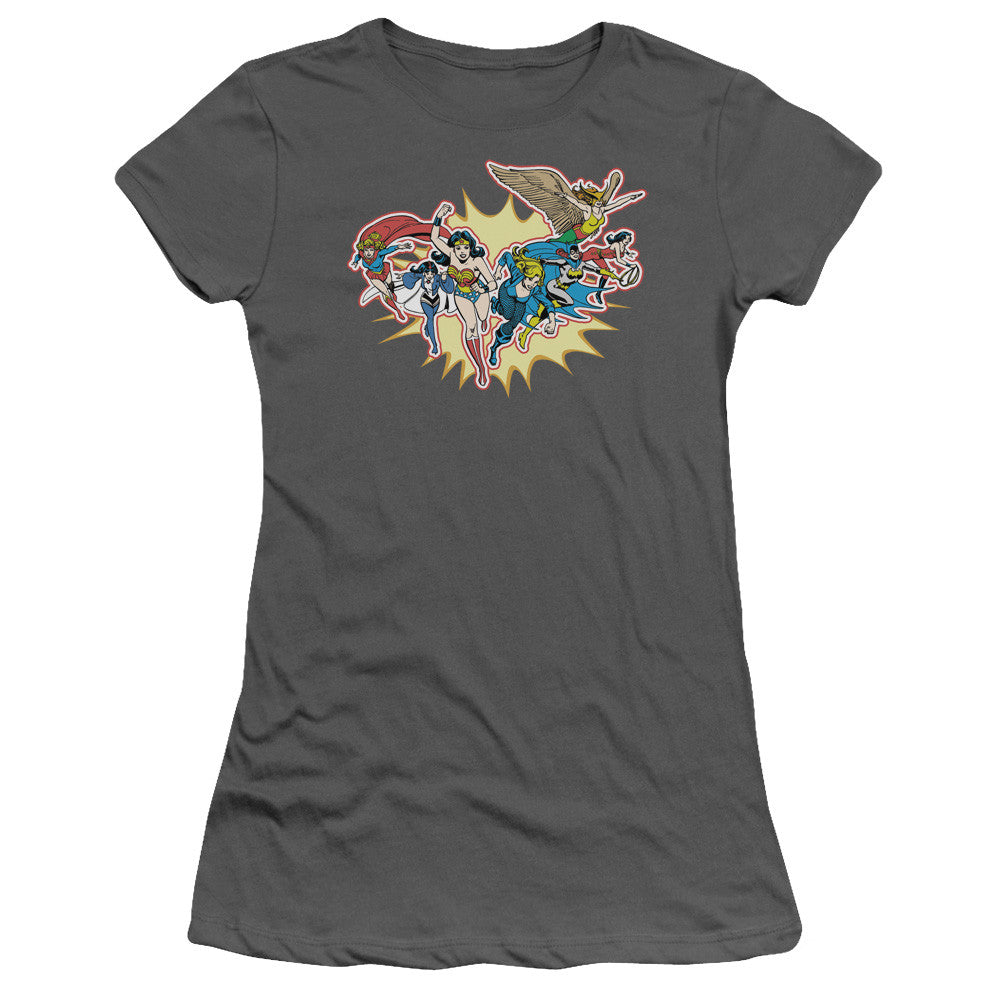 Juniors Sheer Cap Sleeve