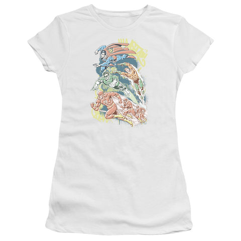 Juniors Sheer Cap Sleeve