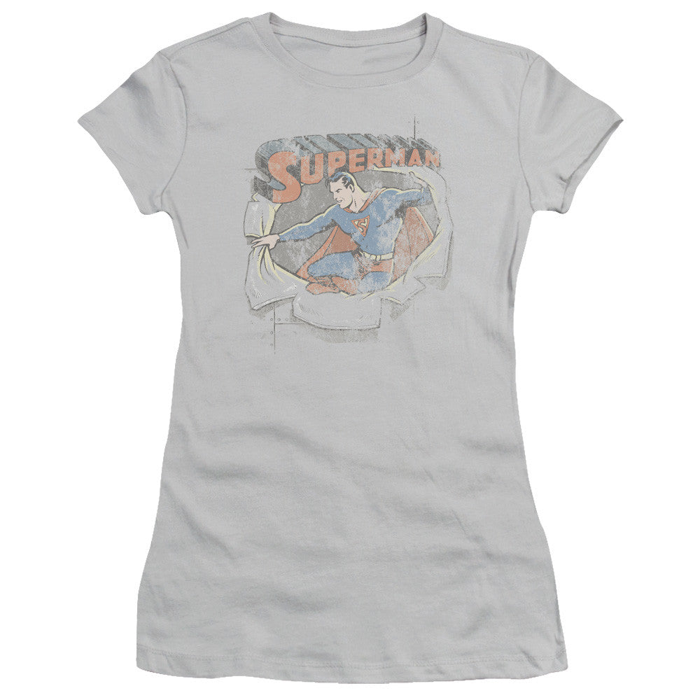 Juniors Sheer Cap Sleeve