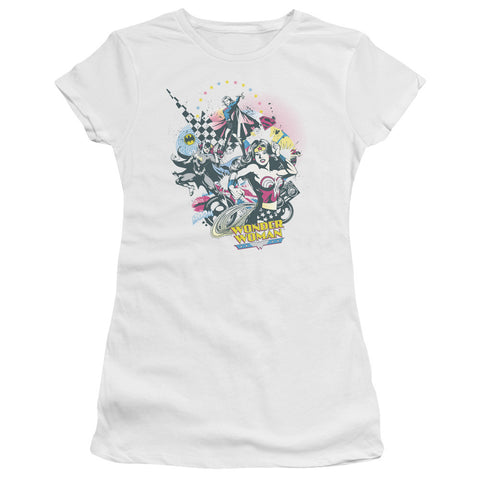 Juniors Sheer Cap Sleeve