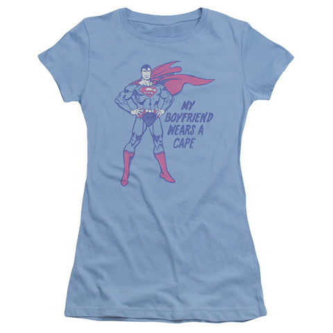 Juniors Sheer Cap Sleeve