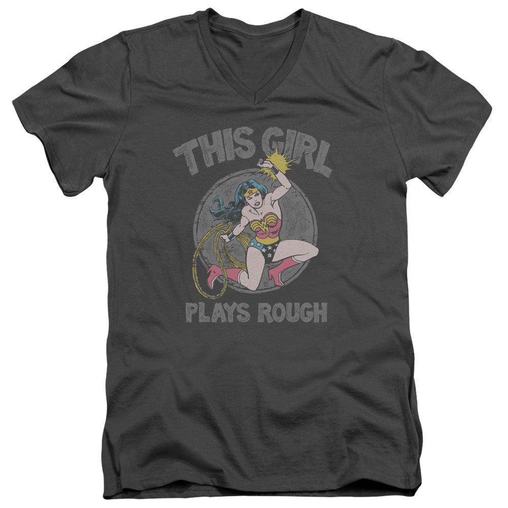 Adult Slim Fit V Neck