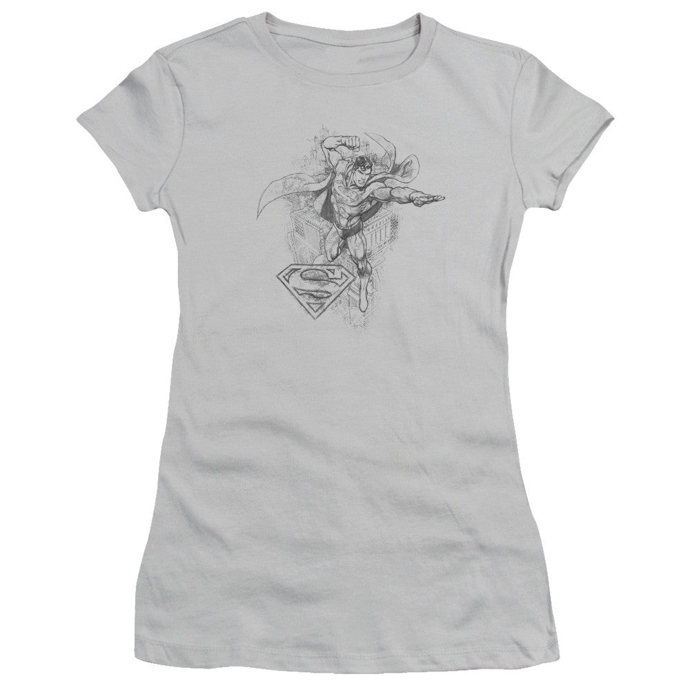 Juniors Sheer Cap Sleeve