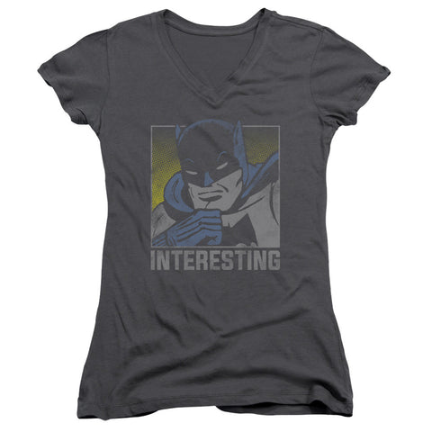 Juniors Sheer Cap Sleeve V-Neck