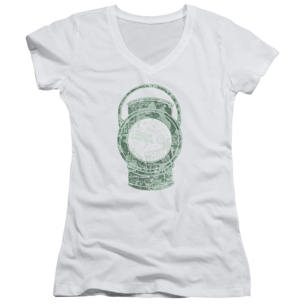 Juniors Sheer Cap Sleeve V-Neck