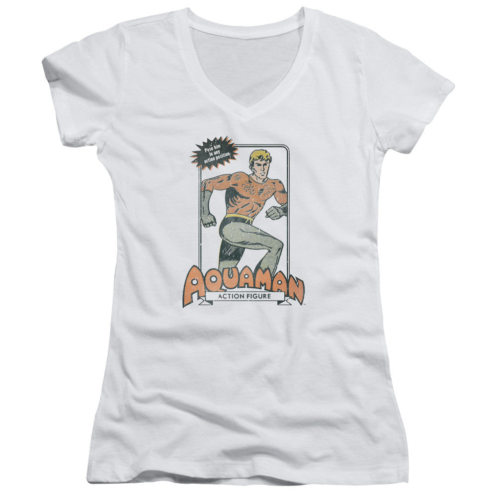 Juniors Sheer Cap Sleeve V-Neck