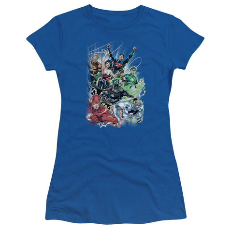 Juniors Sheer Cap Sleeve