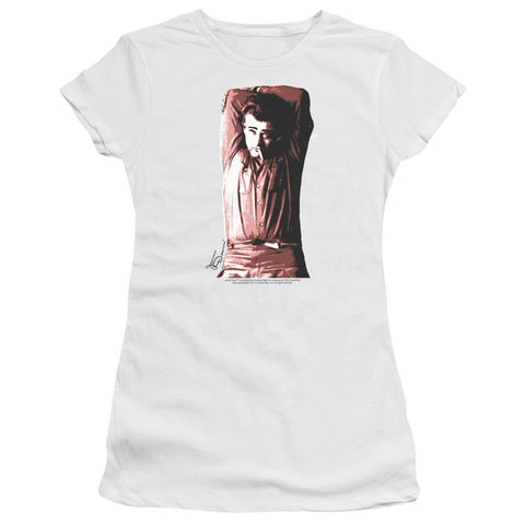 Juniors Sheer Cap Sleeve