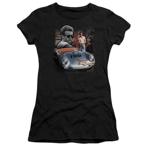 Juniors Sheer Cap Sleeve