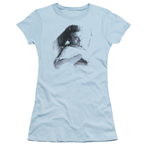 Juniors Sheer Cap Sleeve