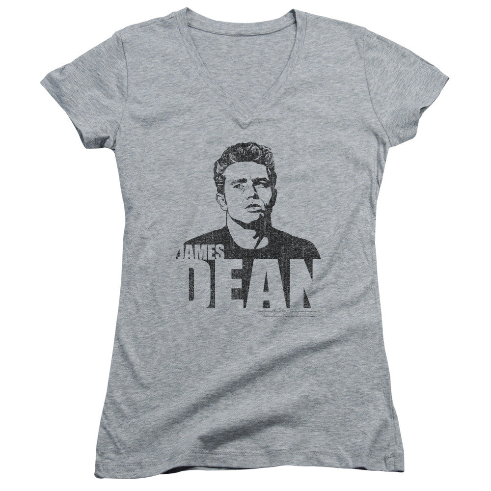 Juniors Sheer Cap Sleeve V-Neck