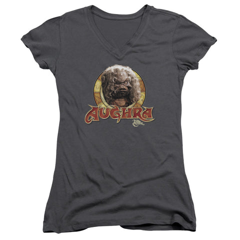 Juniors Sheer Cap Sleeve V-Neck