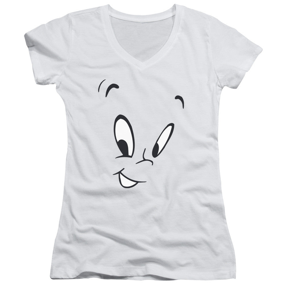 Juniors Sheer Cap Sleeve V-Neck