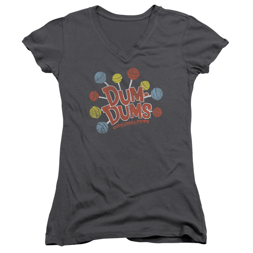 Juniors Sheer Cap Sleeve V-Neck