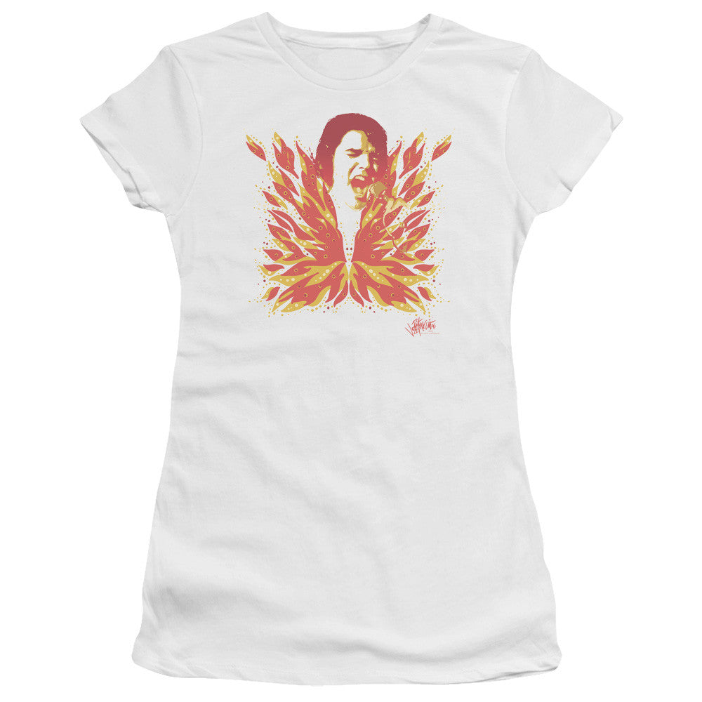 Juniors Sheer Cap Sleeve