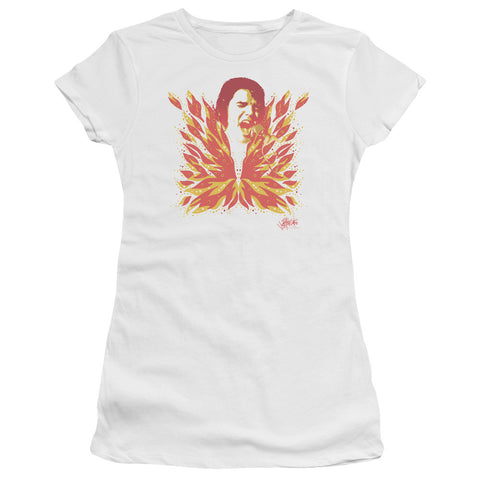 Juniors Sheer Cap Sleeve